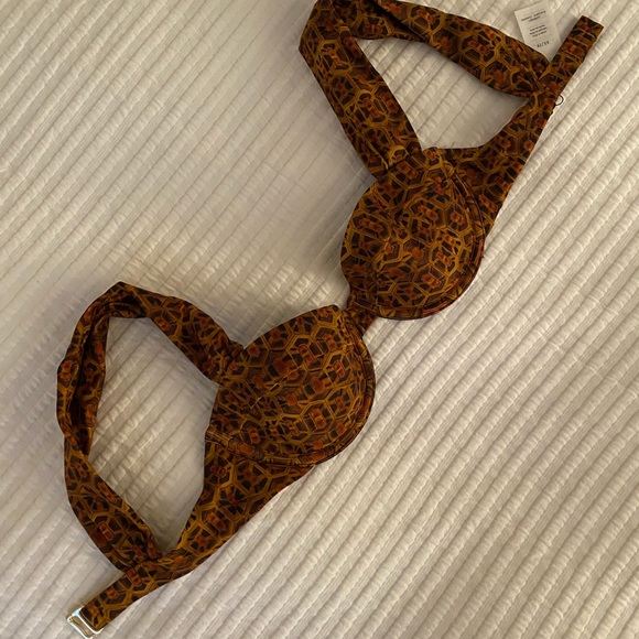 WeWoreWhat Claudia Tortoise Shell Bikini Top - Picture 5 of 5